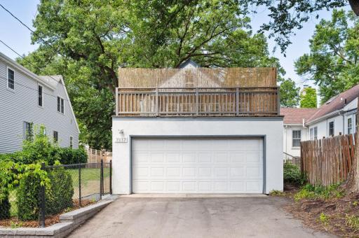 Rare attached 2 car garage with fenced backyard