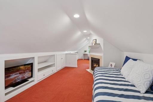 Built-in storage throughout the upper level