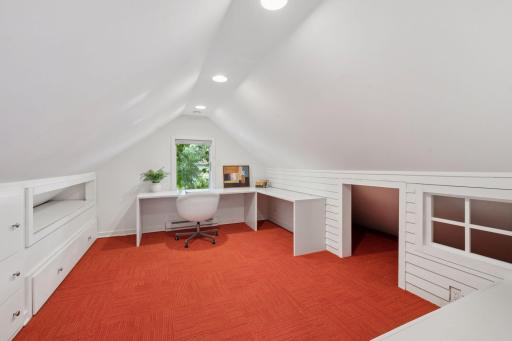 Great office space or study beyond the Den in the upper level.
