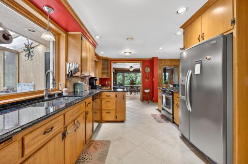 Feel the toasty warmth on your bare feet as you brew your morning coffee standing on the heated ceramic tiled floor..