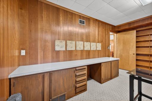 This built-in cabinet system is ideal for your craft projects.