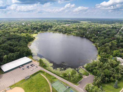 Lily Lake Park and Ice Area is a short block away, offering fishing from the dock, tennis and pickle ball, softball, ice skating and hockey and a playground.
