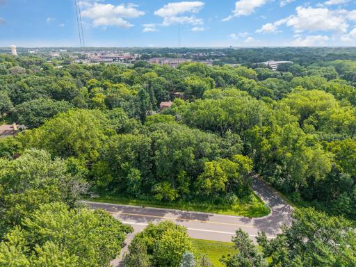 Corner lot on Snelling Ave N & Skiles Lane.