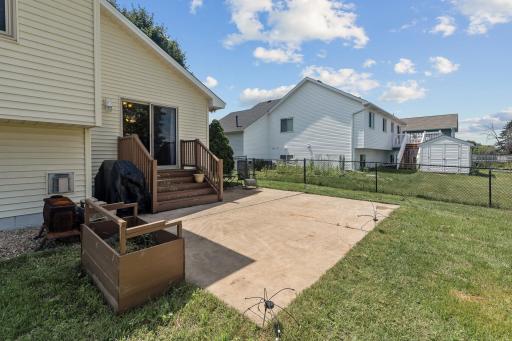 Great patio from dining room