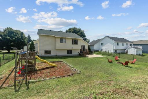 Large backyard