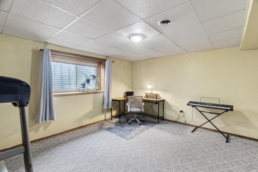 Basement large flex room