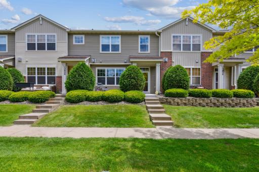Front of home has nicely appointed landscaping