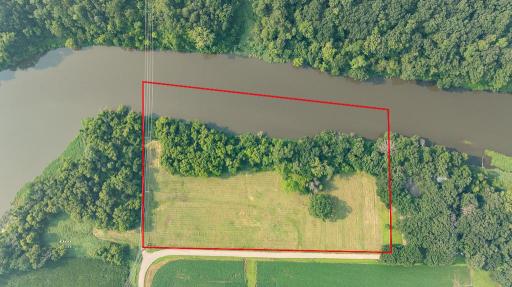 APPROXIMATE property lines drawn to show the two parcels of land included