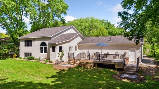 Elevated deck showcases panoramic views of the wetlands.