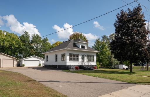 Beautiful exterior of the home with updates that include new paint in 2025 and a new roof in 2023.