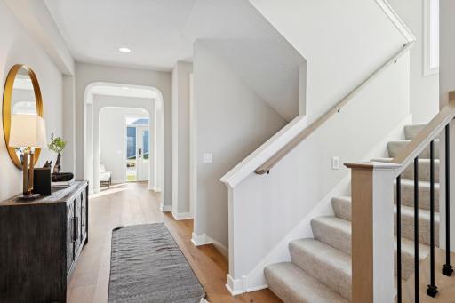 Bright, inviting entryway with plenty of natural light