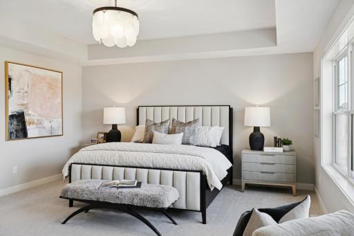 Spacious primary suite offering comfort and privacy