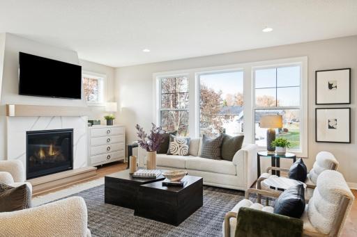 Generous living area designed for everyday living and entertaining