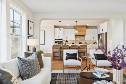 Central gathering space designed for everyday living and effortless entertaining