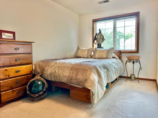 Bedroom #1 has good space and natural lighting.