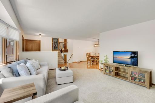 The living room is adjacent to the informal dining area making for a nice open floor plan.