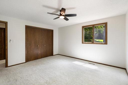 The home's 3rd bedroom is a large room at 14' x 14' in size, features 2 windows and a large closet.