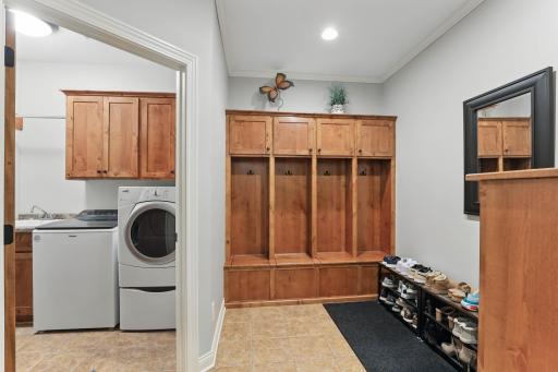 Main Level Laundry Room and Mud Room Featuring Built Ins 13478 Clearwater Cir.jpg