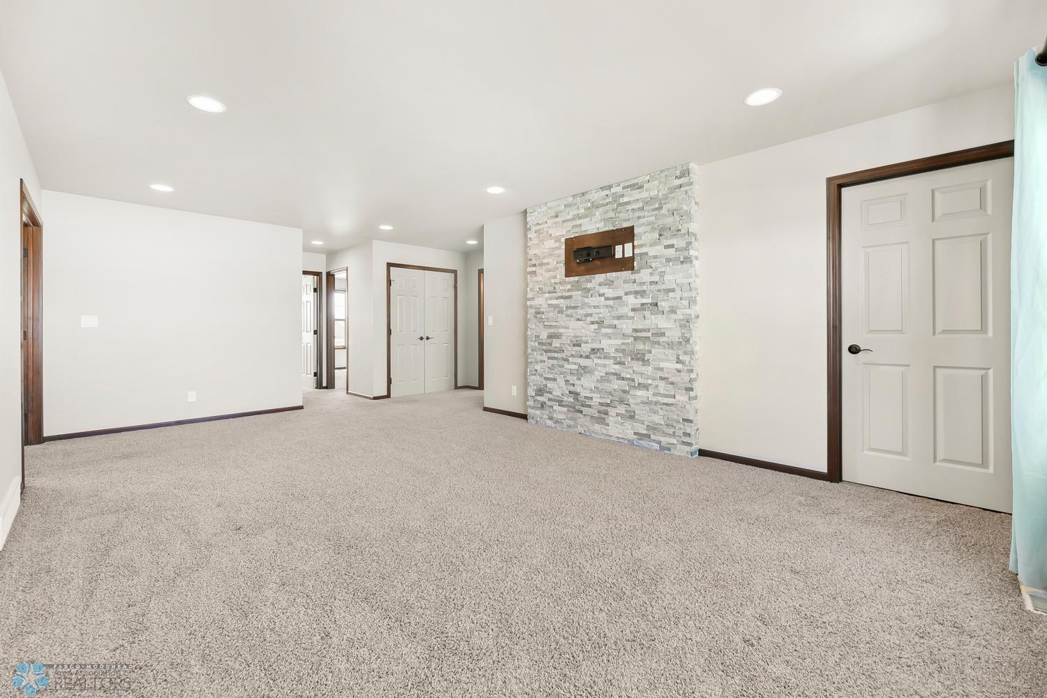 Upper Family Room- New Stone Accent