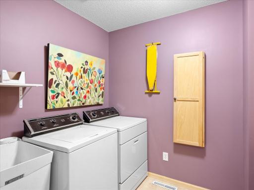 Upper level laundry room.