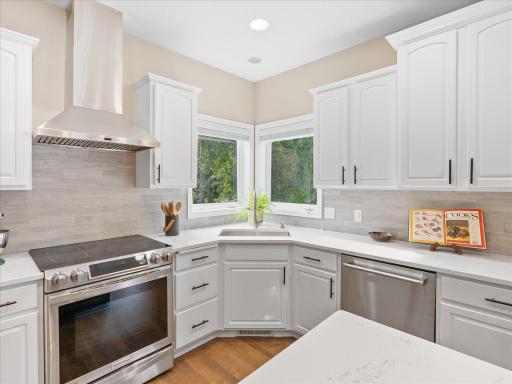Vented range hood.