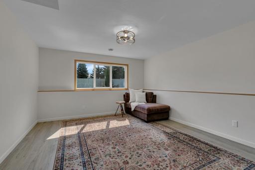 Just Finished! Lower Level Family Room - 14 x 13 in Size