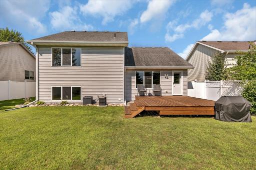 View of Deck from Back Yard 16 x 14 in Size