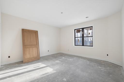 Another view of lower level bedroom - photo taken 3/29