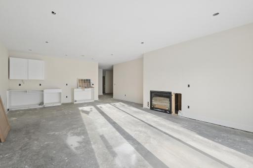 Wet bar in lower level - photo taken 3/29