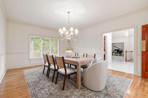 Spacious formal dining room for your special occasions.