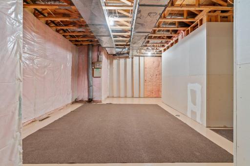 Untapped potential in this unfinished space.