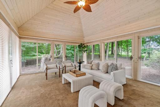 Imagine relaxing with a book in your sunroon.