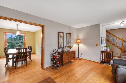 Plenty of room for a piano, or office "nook" in this living room.