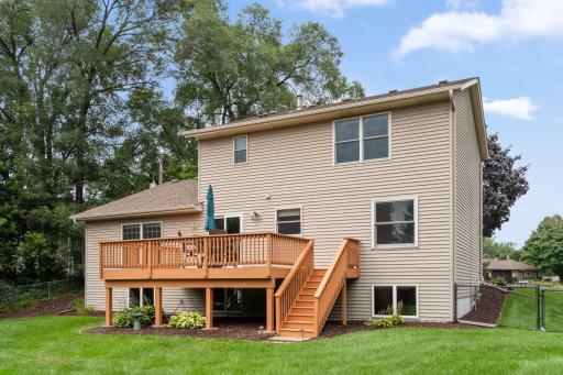 New of the home from the back- the windows on the back of the house (main and upper level) in 2019. Roof is 2017, siding approximately 2012