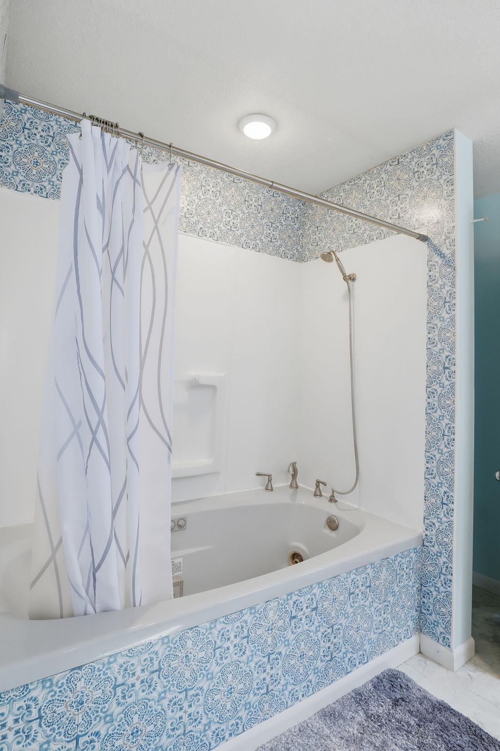 Jetted Tub in Primary Bathroom