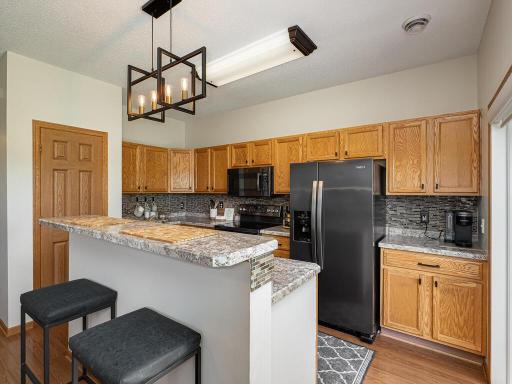 Large kitchen with lots of storage and counter space