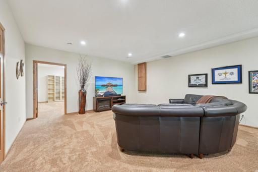 Another view of lower level. There is also a bonus room or exercise room as well.