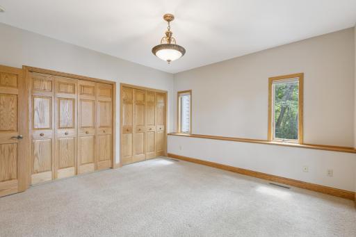 View looking back towards the double closet of this bedroom.