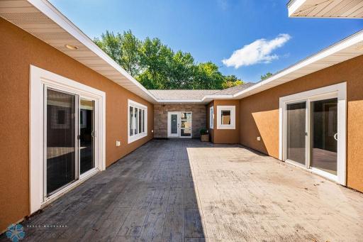 Lovely courtyard accessible throughout the house