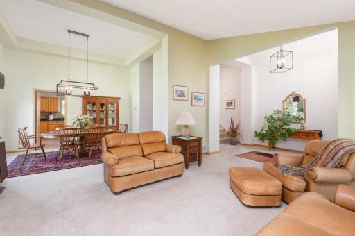 Another view of the Living and Dining rooms