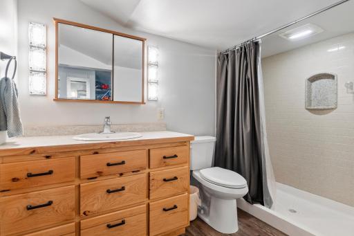 Spacious design and plenty of storage make morning routines a breeze.