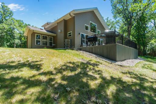 Effective rain gutters in place to direct rainwater away from the home.
