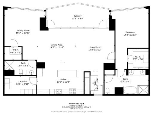 As the original owners, the sellers preferred the openness of a den and opted to not enclose the 2nd bedroom but two small wall sections and a door easily adds a bedroom with a walk-in closet if desired.