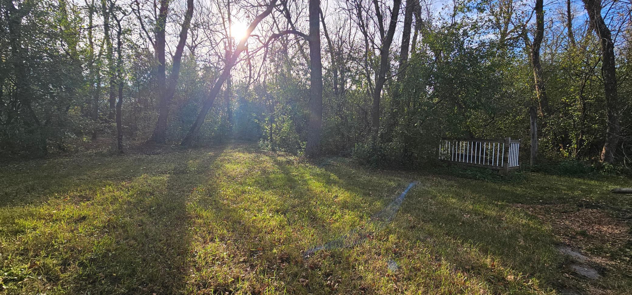 Gazebo and path for enjoying the sunsets.