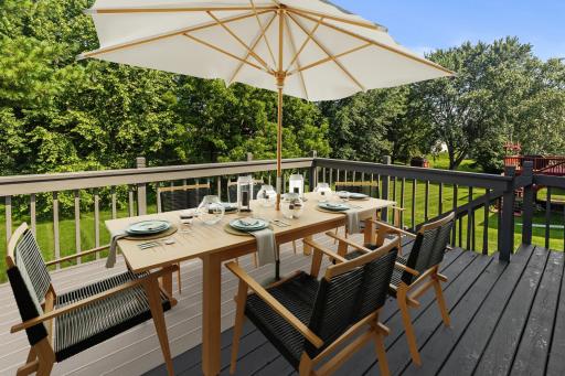 Perch On The Deck And Relax Or Dinner Al Fresco - Digitally Staged To Show Optimal Potential