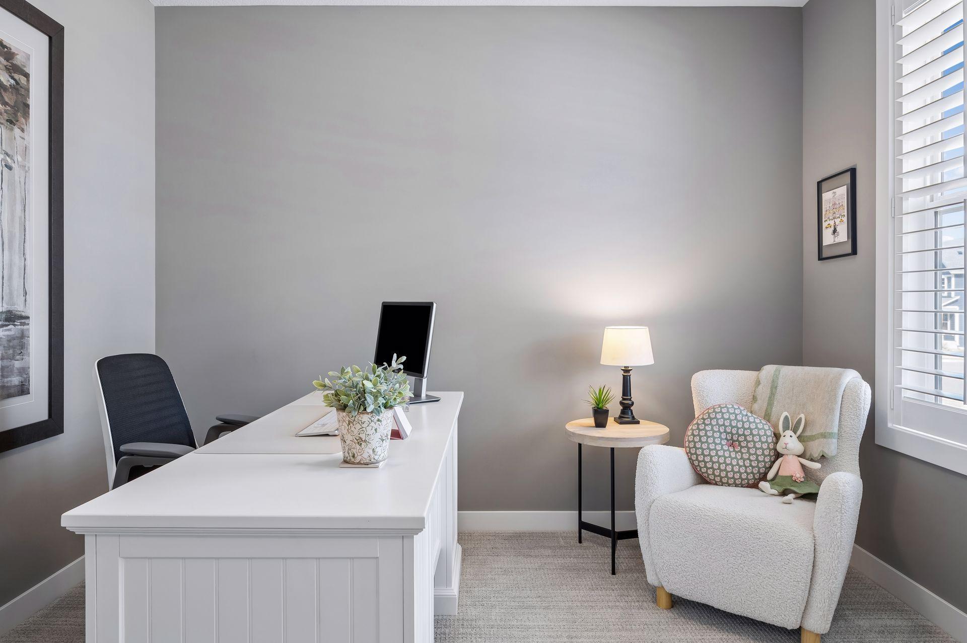 Convenient main level office