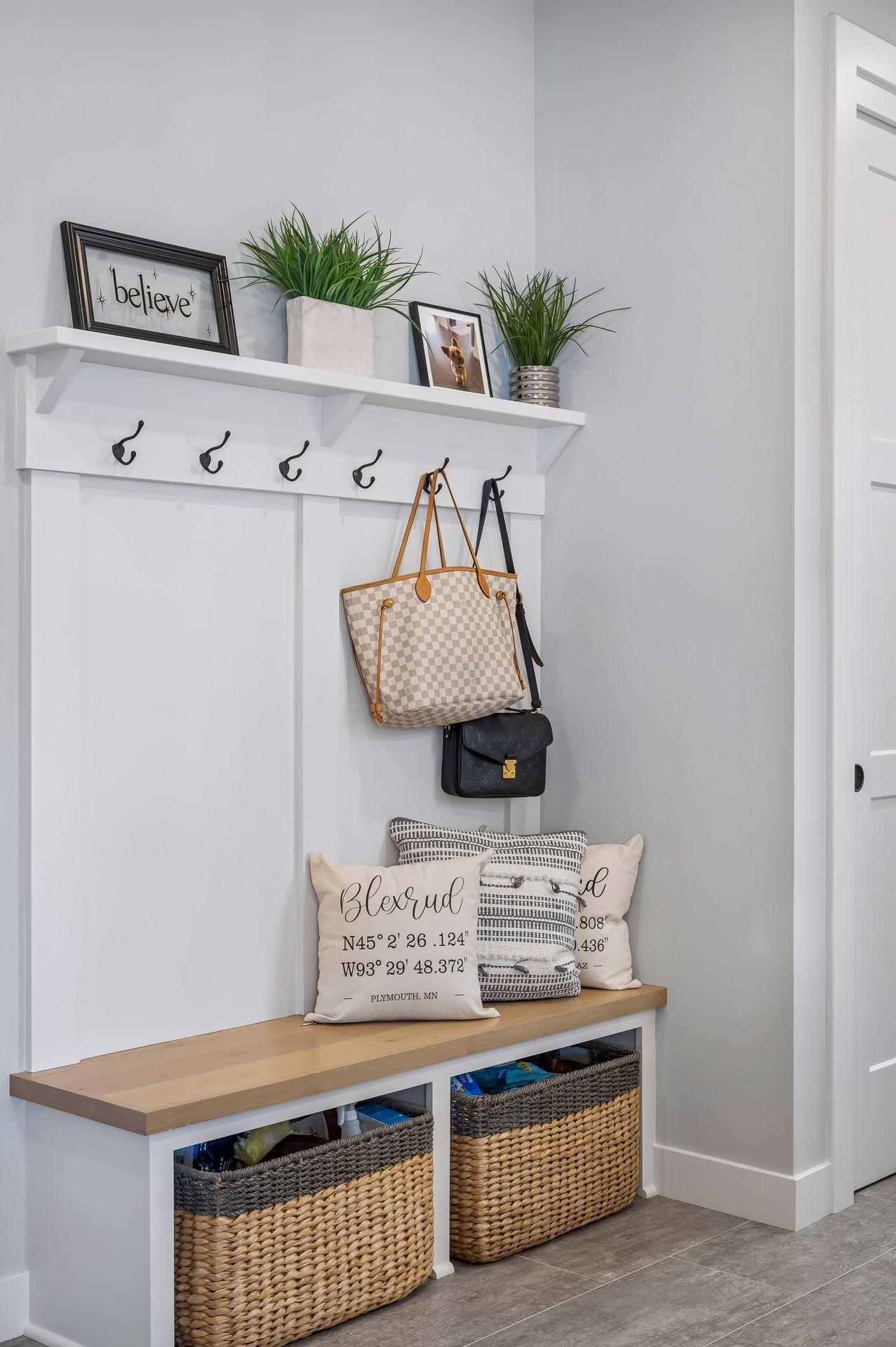 Space to drop/hang/store things