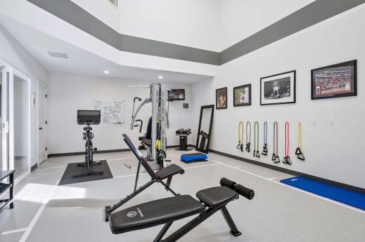 Personal sport court/gym for all your fitness activities