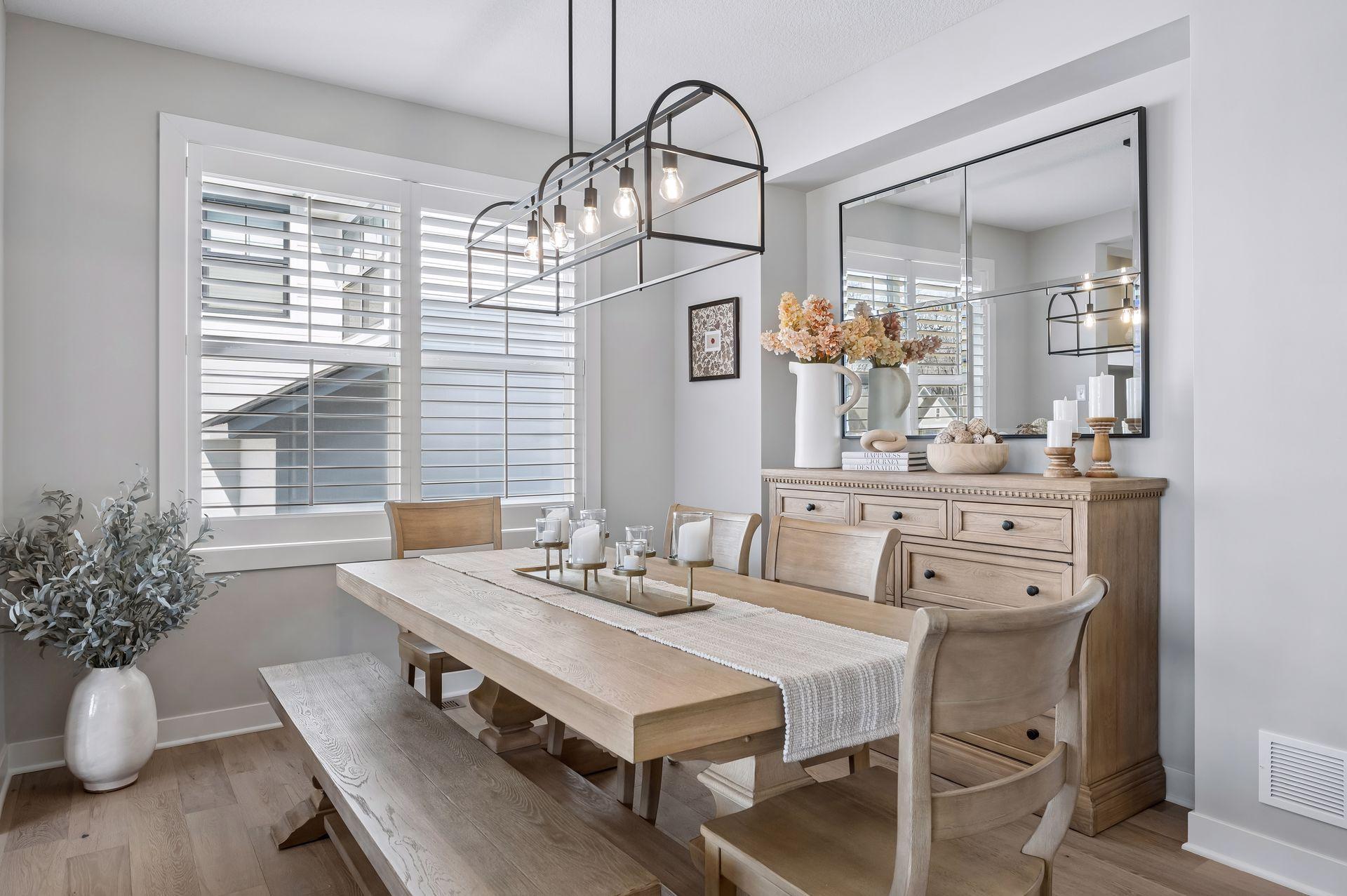 Beautiful formal dining room