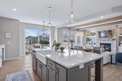Perfect gathering space for friends/family